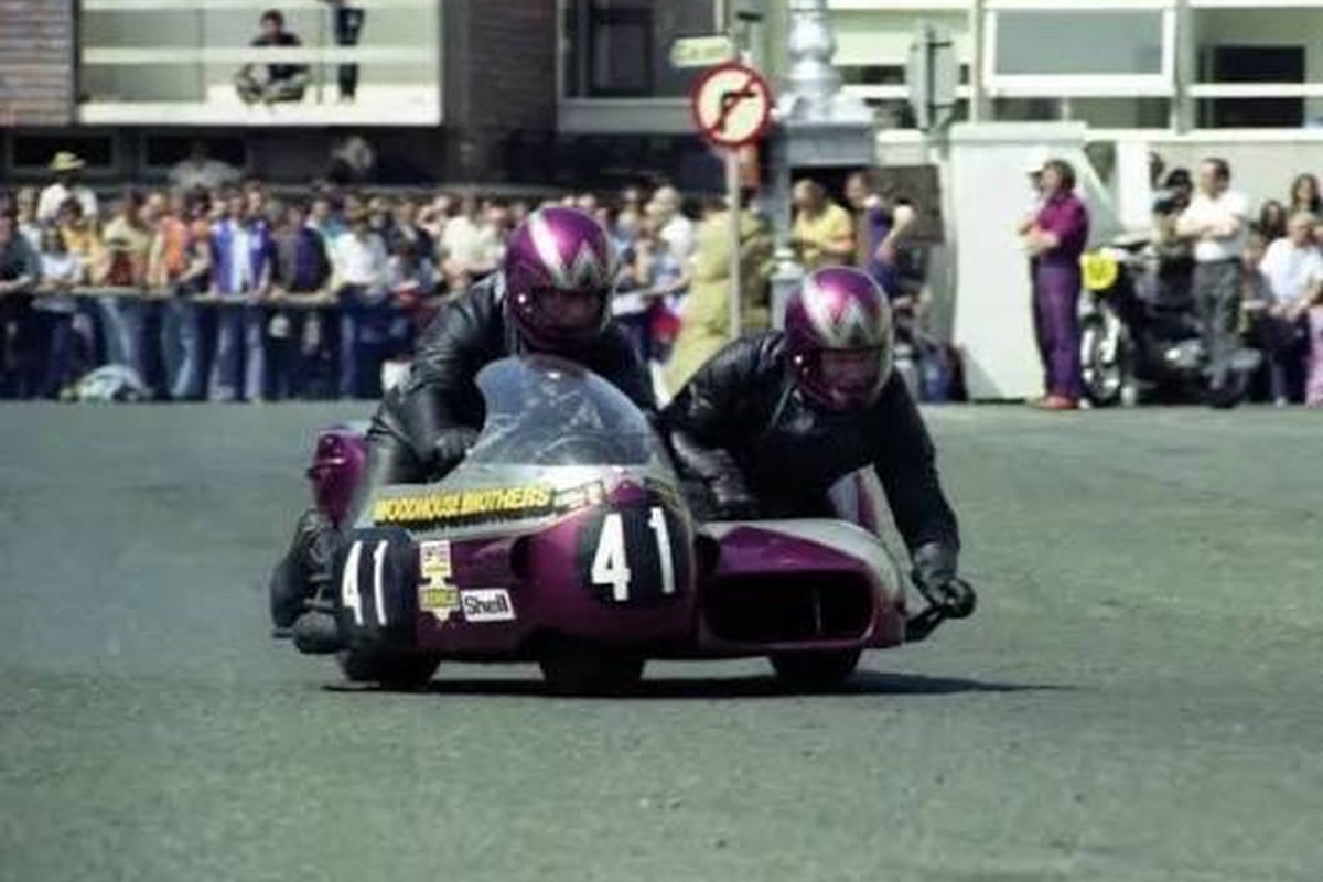 Historic Woodhouse sidecar racing image