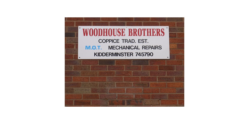 Woodhouse Brothers sign